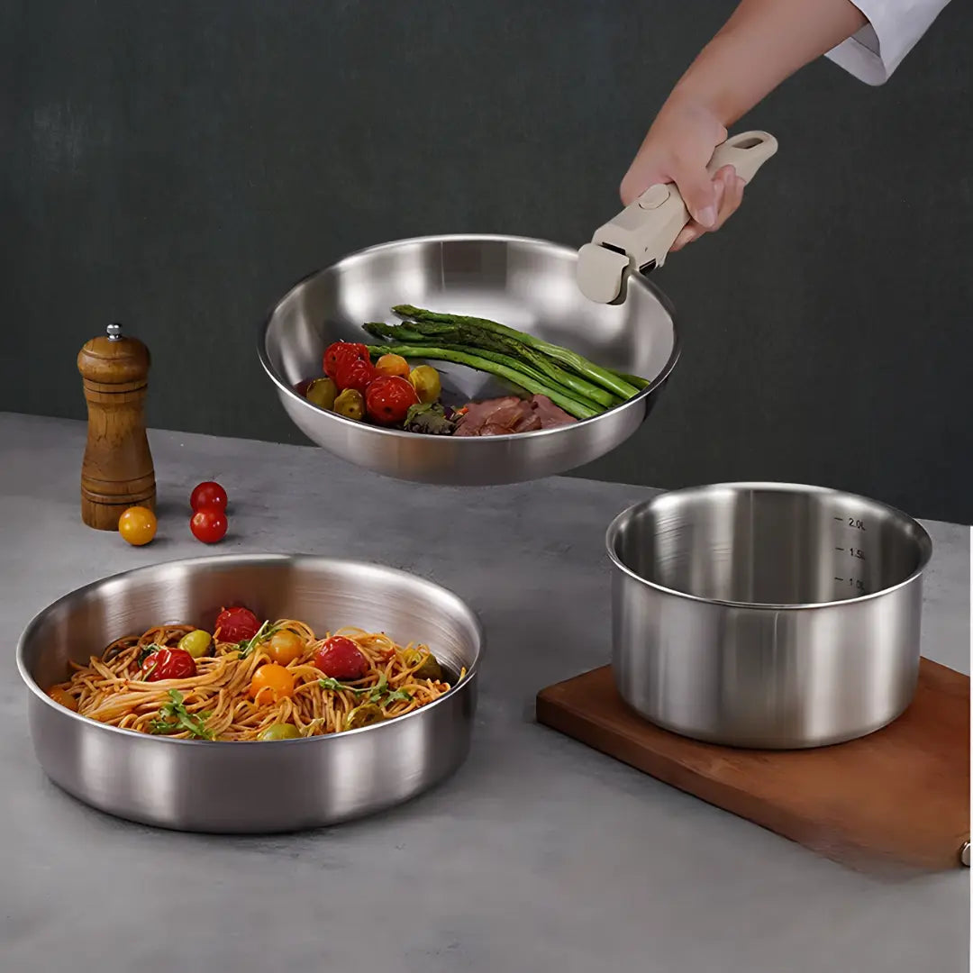 11 Pc Mosman Stainless Steel Cookware Set