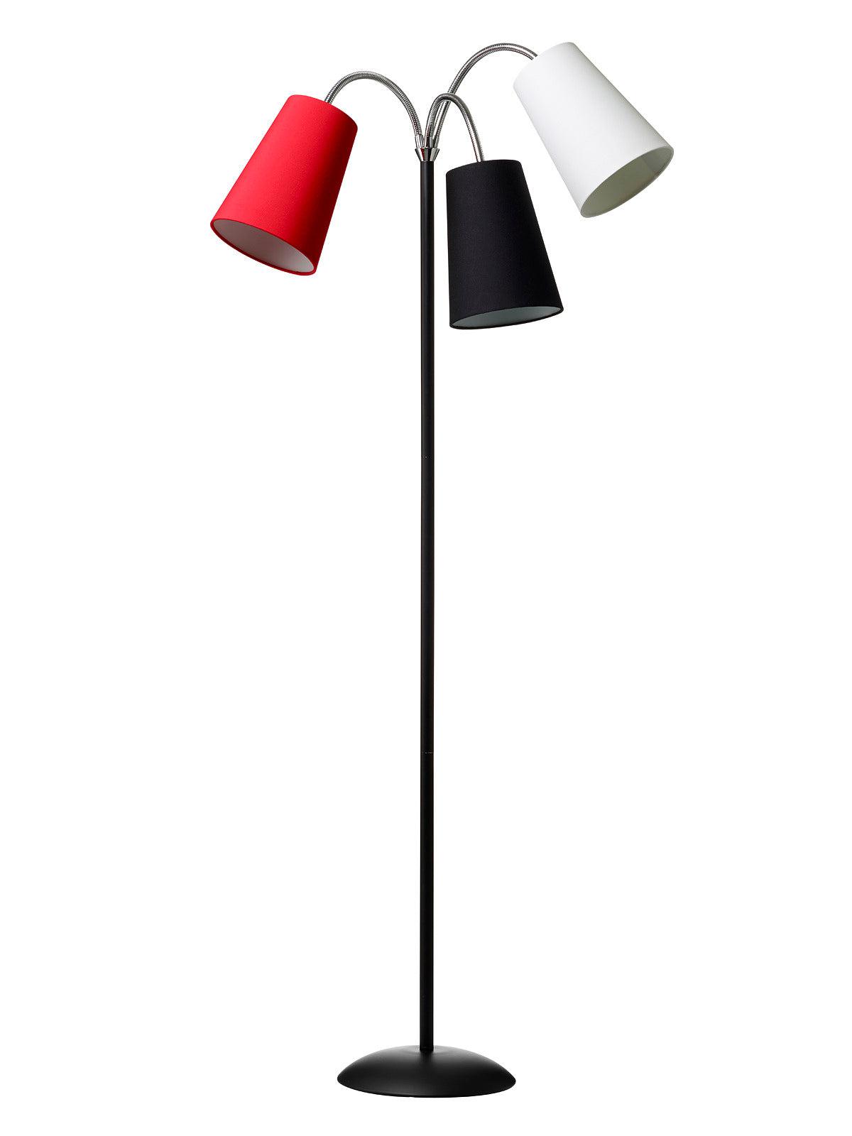 Nielsen Salsa Floor Lamp (Red/Black/White)