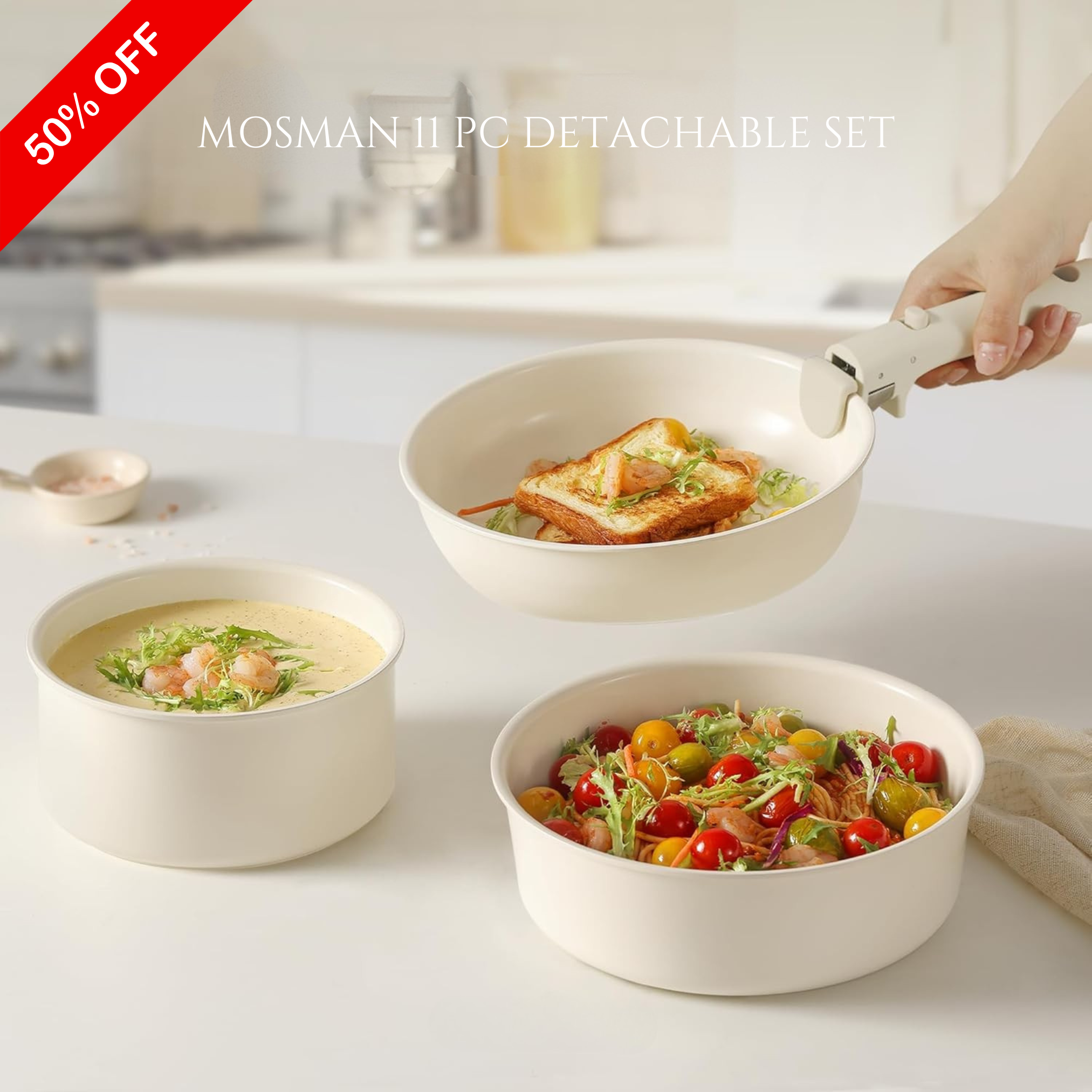 11 Pc Mosman Cookware Set