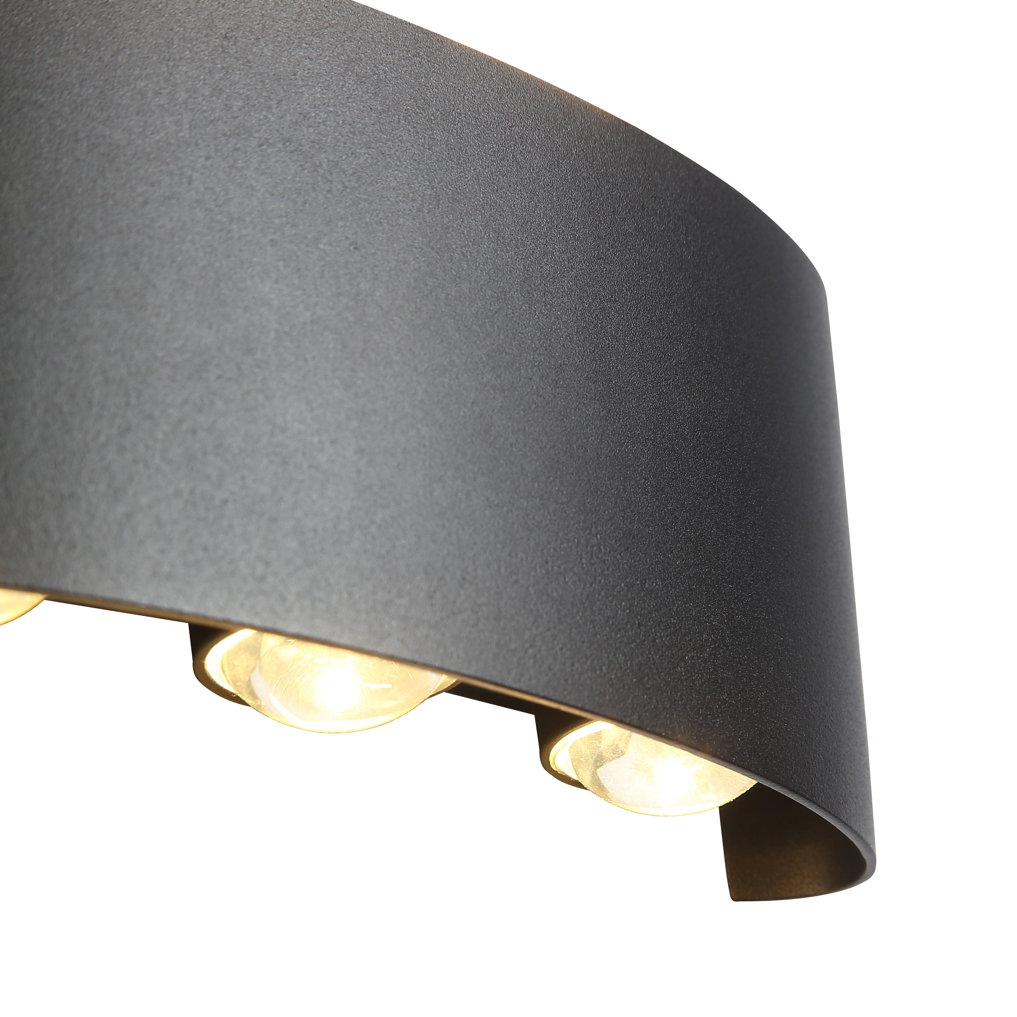 Ortelo 6W 17cm Wall Lamp Black