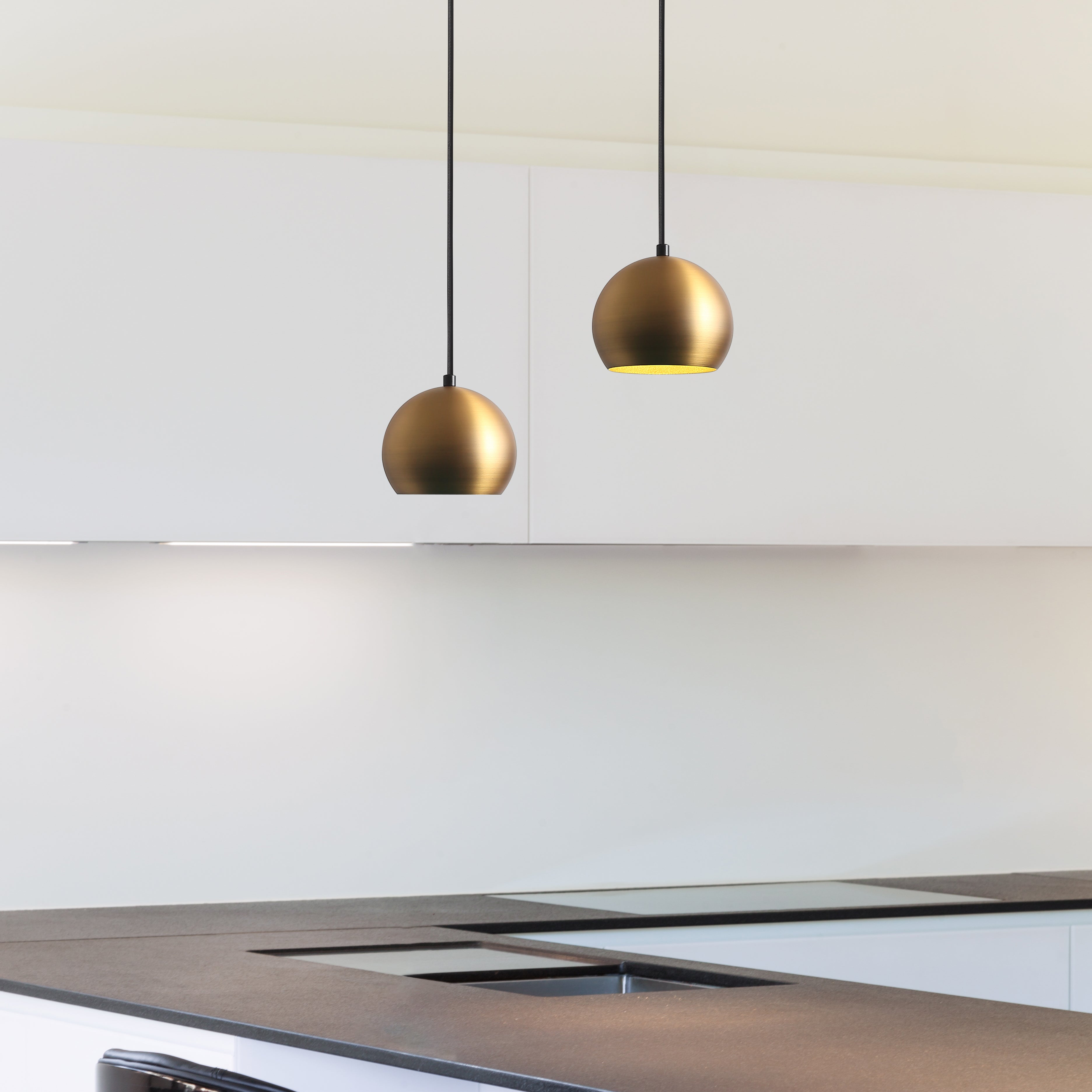 Mellow Pendant Ø15 Brushed Brass