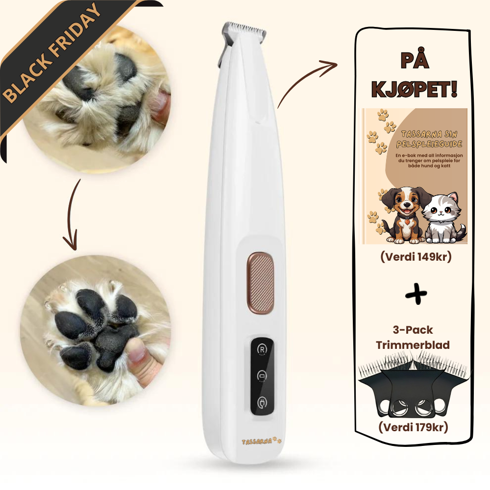 Mosman paw trimmer - For paws and sensitive areas (incl. e-book)